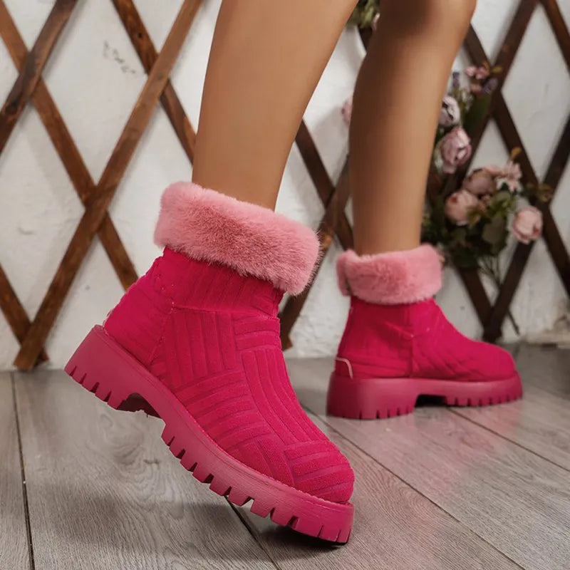 ZENA – Bottes orthopédiques épaisses et confortables pour femmes