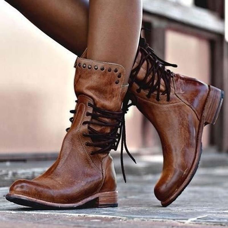 ZENA – Bottes orthopédiques en cuir confortables