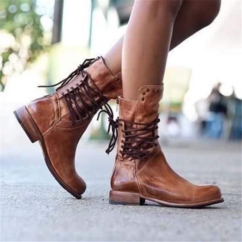 ZENA – Bottes orthopédiques en cuir confortables