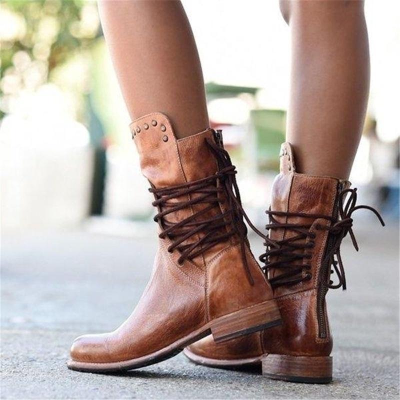 ZENA – Bottes orthopédiques en cuir confortables