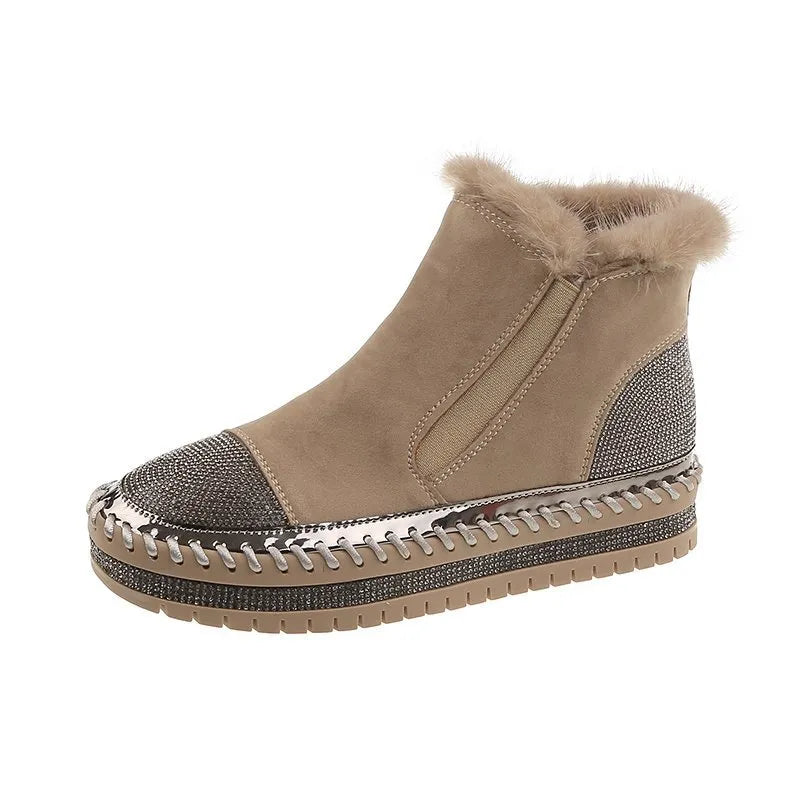ZIVA – Bottes orthopédiques élégantes en velours