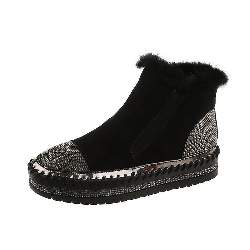 ZIVA – Bottes orthopédiques élégantes en velours