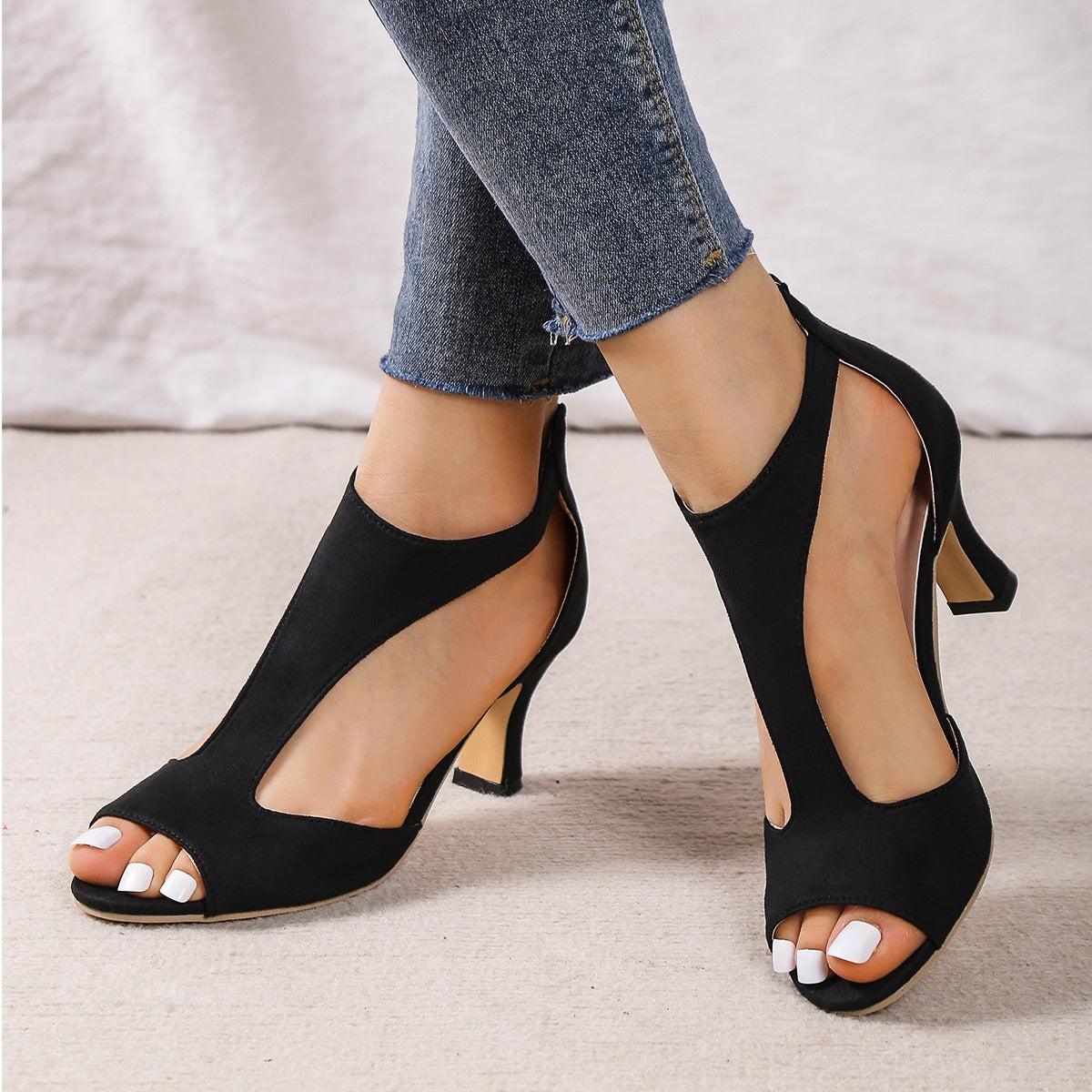 KAYA – Chaussures orthopédiques à talons hauts en cuir