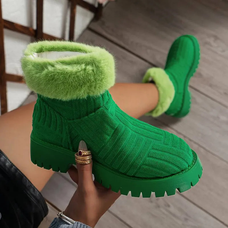 ZENA – Bottes orthopédiques épaisses et confortables pour femmes