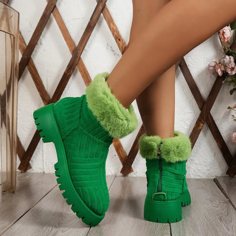 ZENA – Bottes orthopédiques épaisses et confortables pour femmes