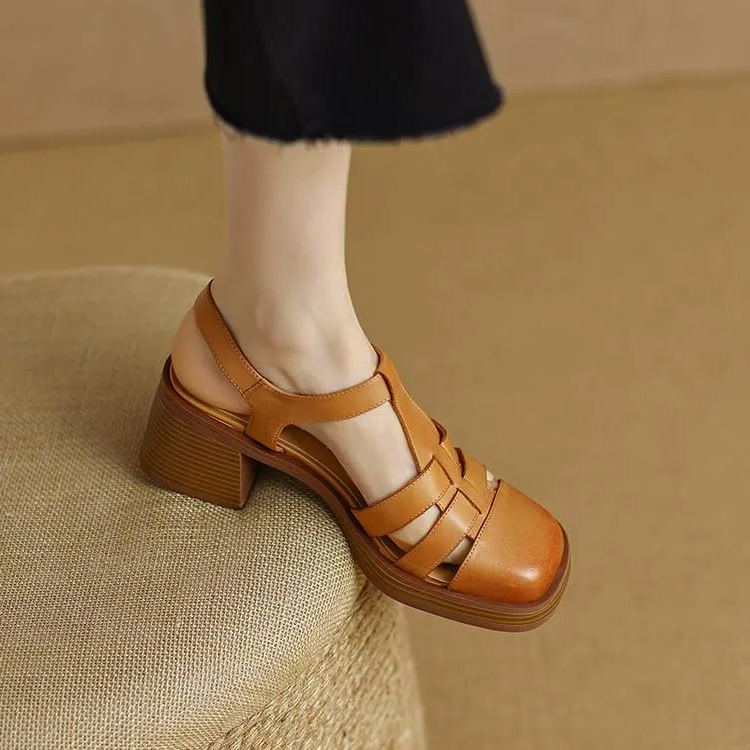 ZORA – Sandales orthopédiques à boucles et bout rond
