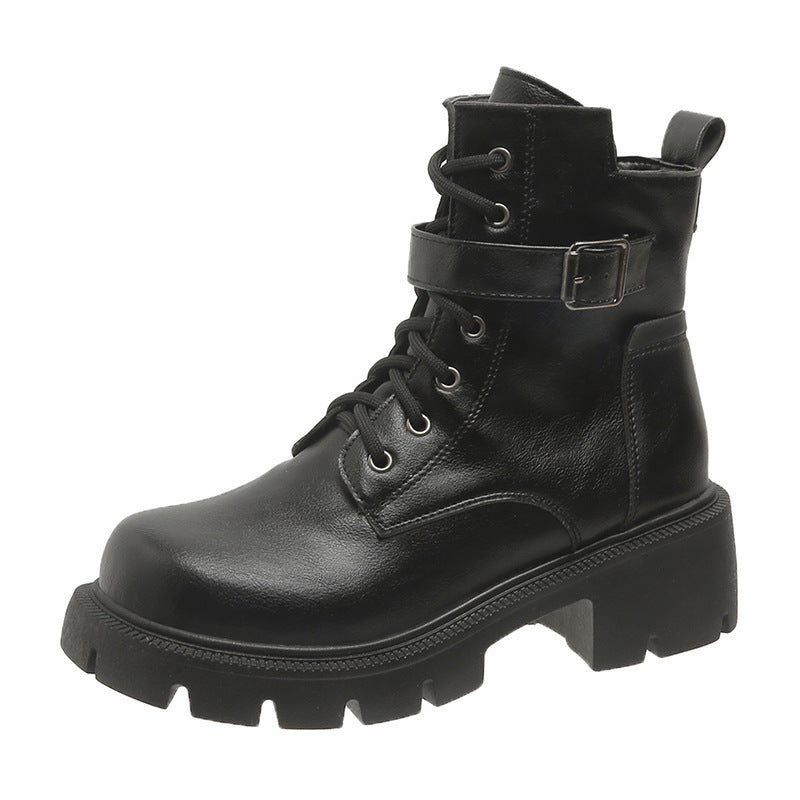ZARA – Bottes orthopédiques à talon épais pour femmes