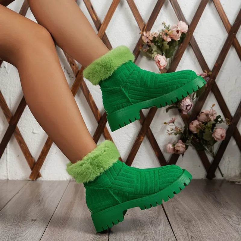 ZENA – Bottes orthopédiques épaisses et confortables pour femmes