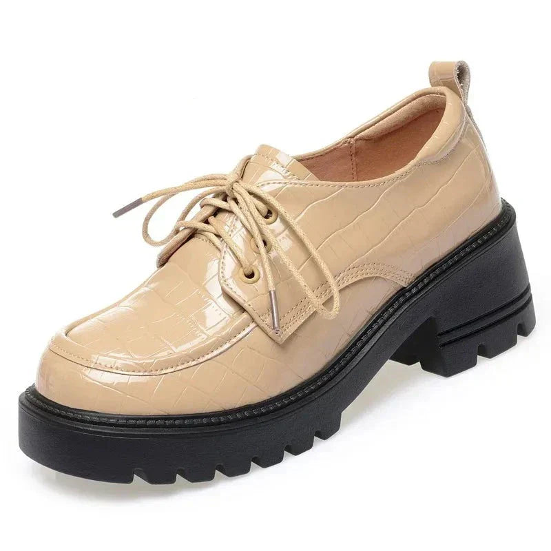 NOVA – Chaussures orthopédiques en cuir végétalien avec plateforme