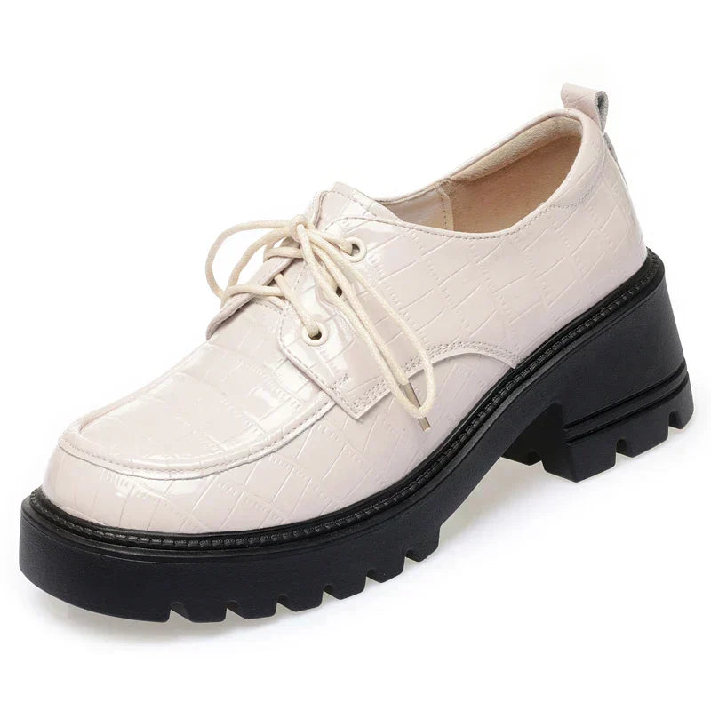NOVA – Chaussures orthopédiques en cuir végétalien avec plateforme