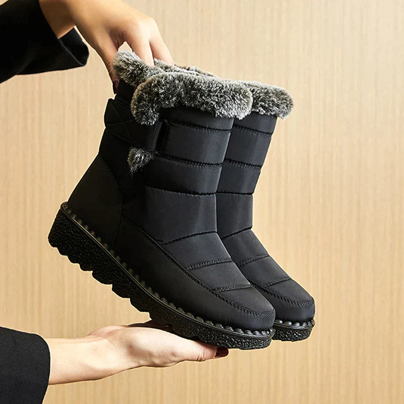MIZA - Bottines orthopédiques en peluche