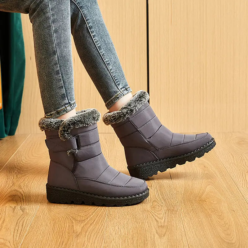 CÉLINE – Bottines Fourrées Imperméables Femme | Chaudes & élégantes