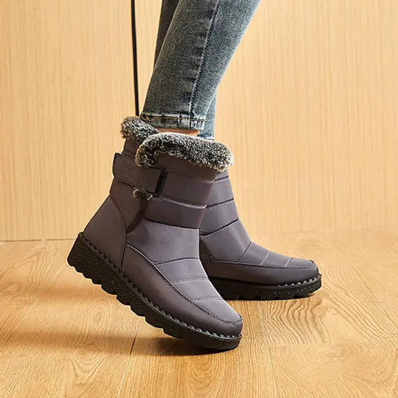 CÉLINE – Bottines Fourrées Imperméables Femme | Chaudes & élégantes