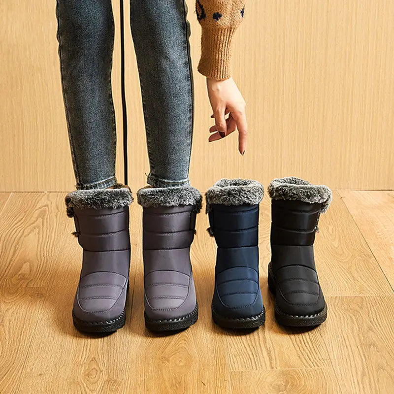 CÉLINE – Bottines Fourrées Imperméables Femme | Chaudes & élégantes