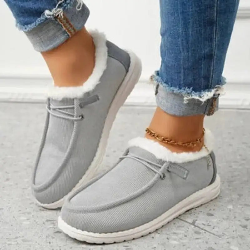 MYLIA – Mocassin fourré femme