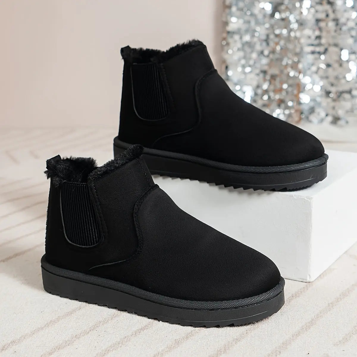 ISABELLE – Bottines orthopédiques hivernales pour femmes | Doublées en peluche & confortables