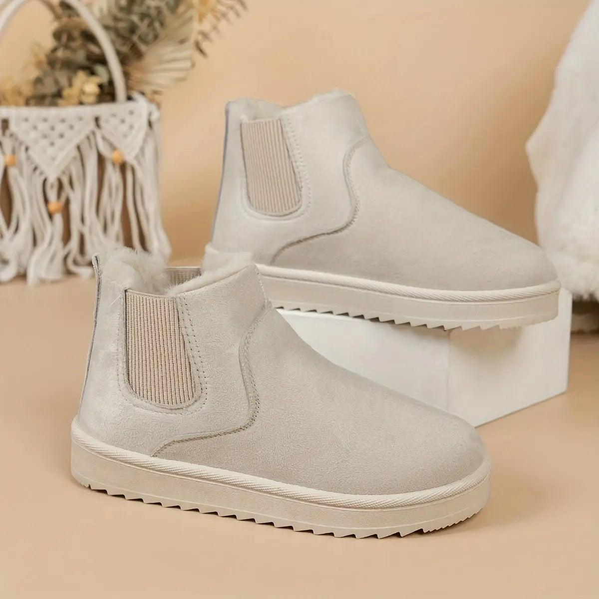ISABELLE – Bottines orthopédiques hivernales pour femmes | Doublées en peluche & confortables