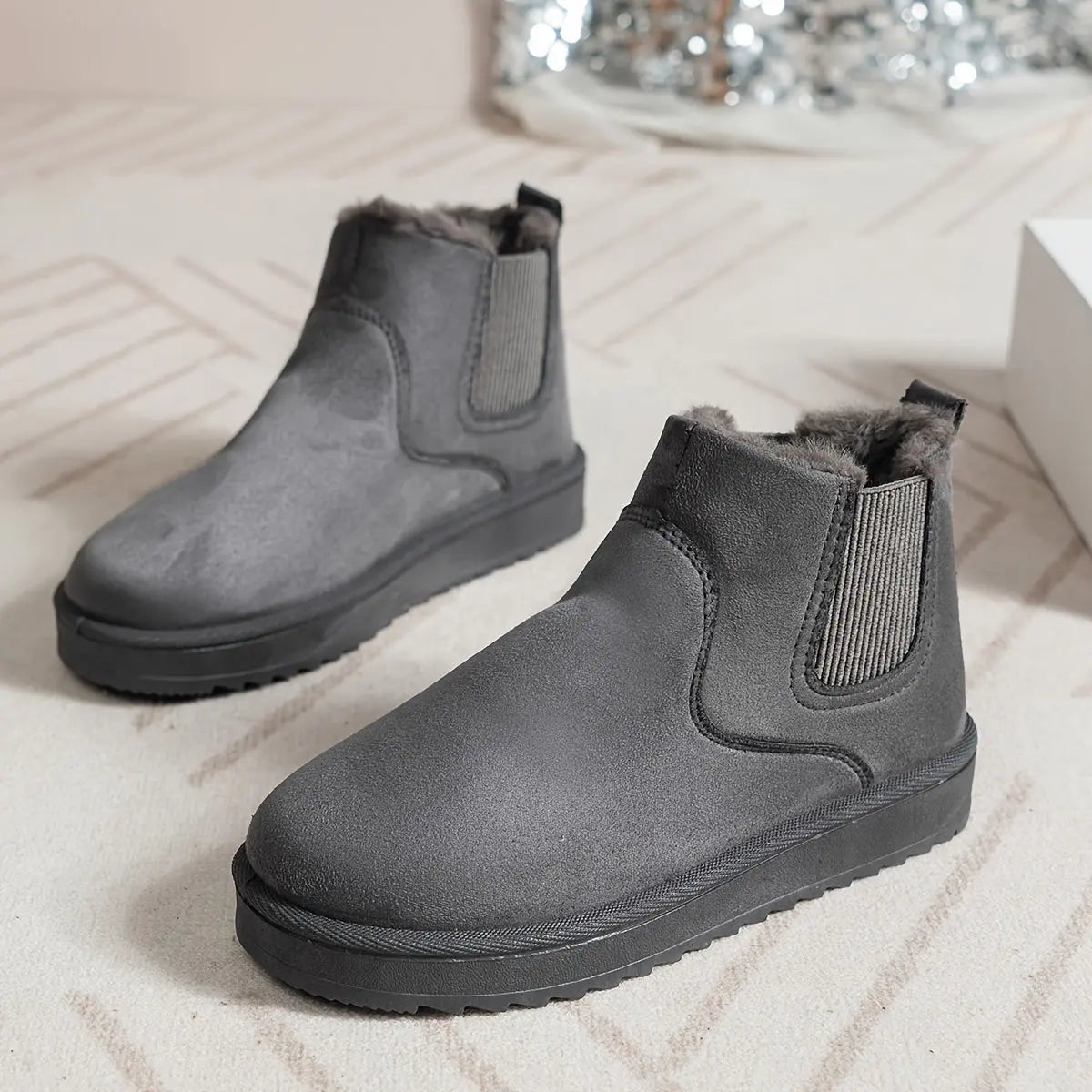 ISABELLE – Bottines orthopédiques hivernales pour femmes | Doublées en peluche & confortables