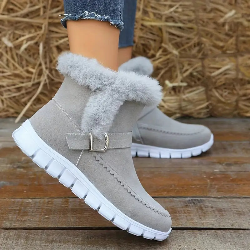 ÉLODIE – Bottines Compensées Confortables | Chaudes & Élégantes