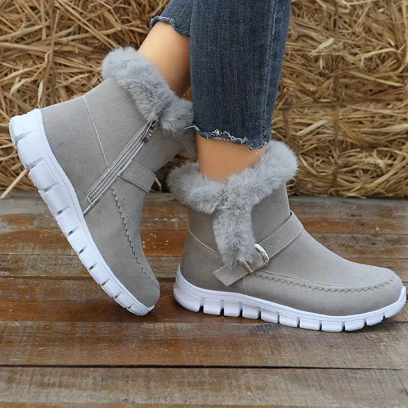 ÉLODIE – Bottines Compensées Confortables | Chaudes & Élégantes