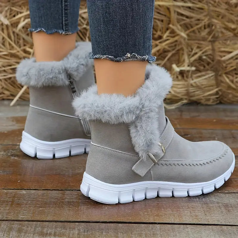 ÉLODIE – Bottines Compensées Confortables | Chaudes & Élégantes