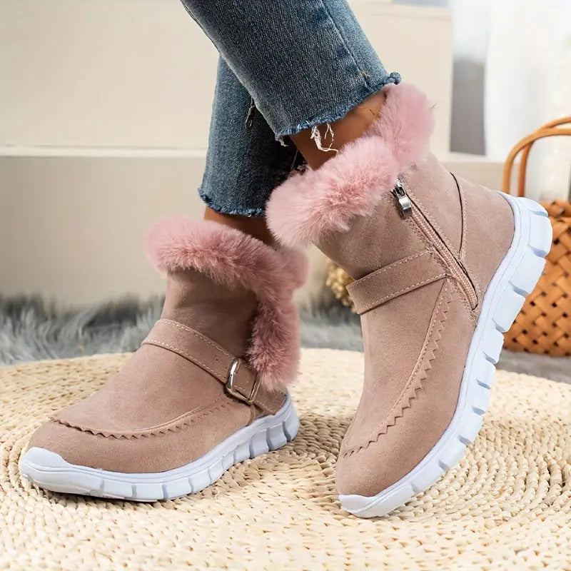 ÉLODIE – Bottines Compensées Confortables | Chaudes & Élégantes