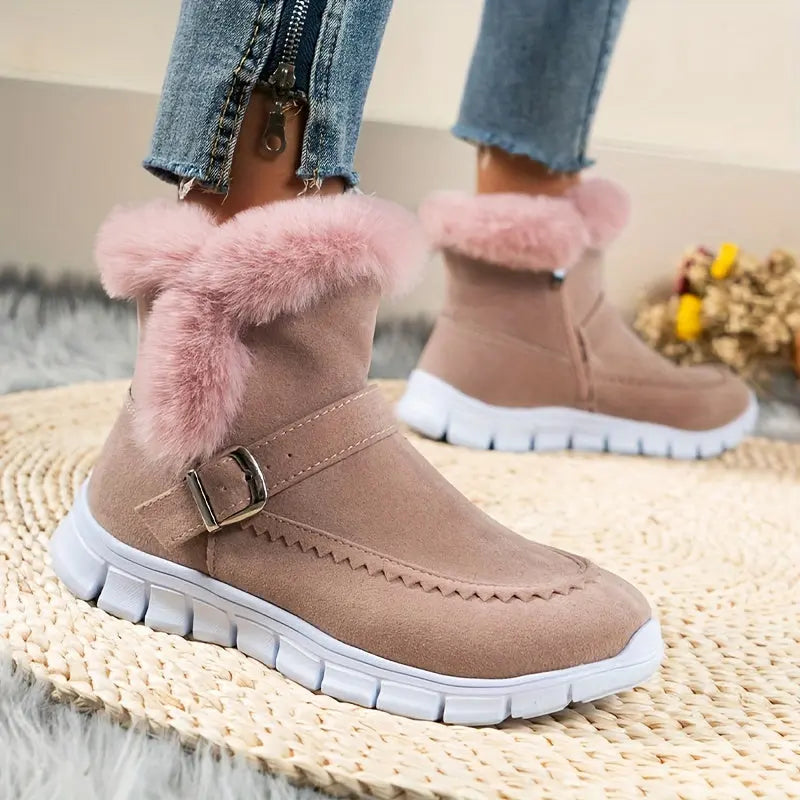 ÉLODIE – Bottines Compensées Confortables | Chaudes & Élégantes