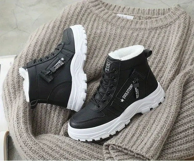 ÉLODIE – Bottines fourrées femme confort | Chaudes & élégantes