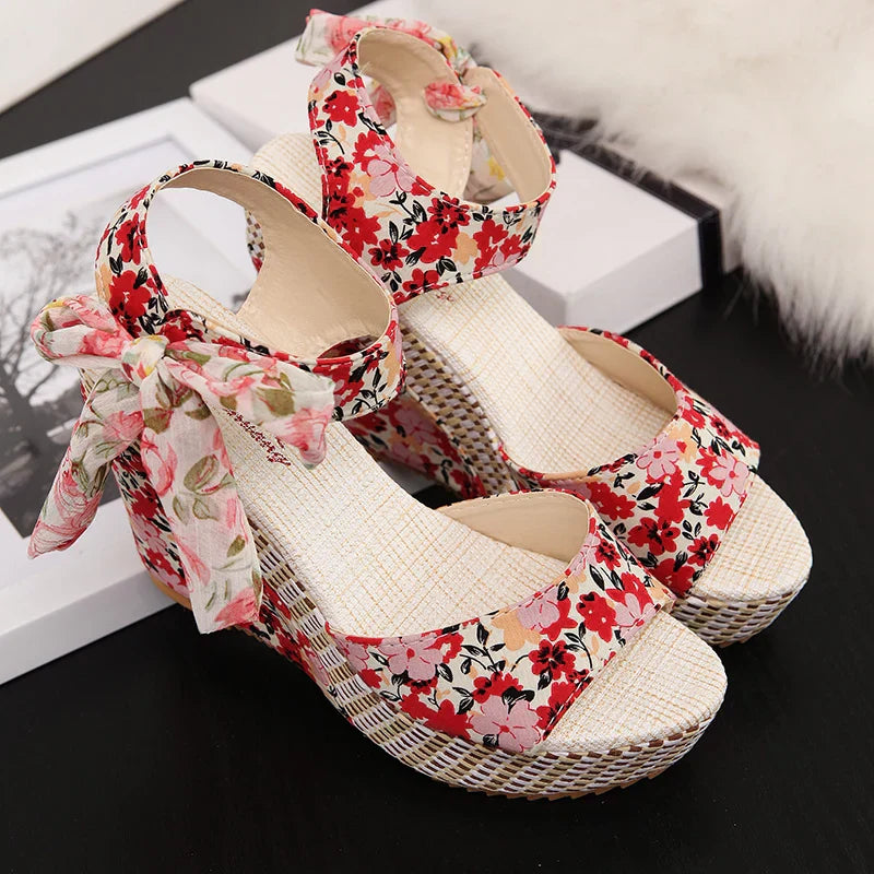 KARELY – Sandales orthopédiques à fleurs