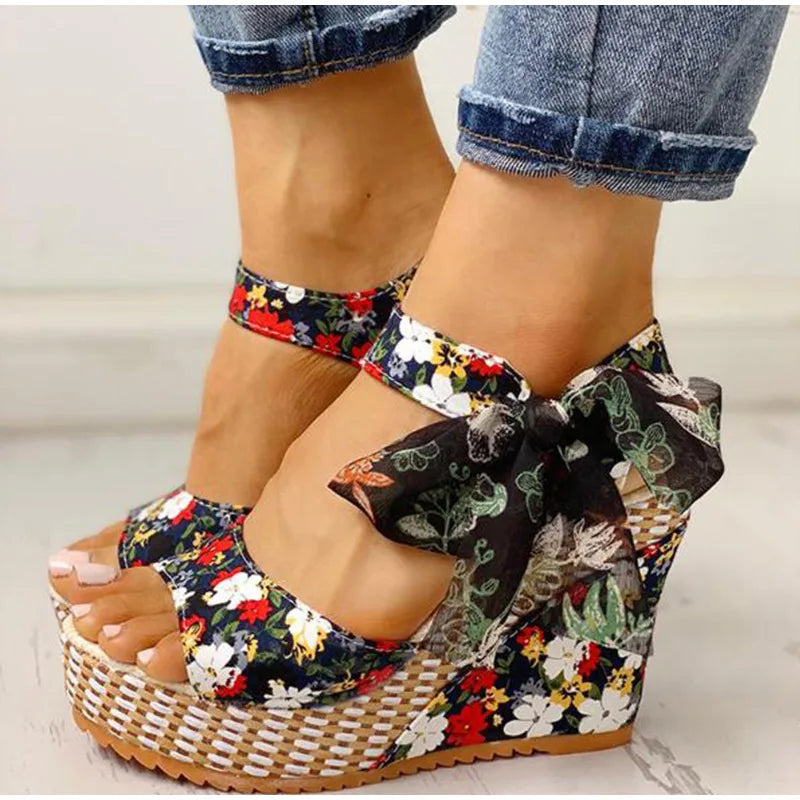 KARELY – Sandales orthopédiques à fleurs
