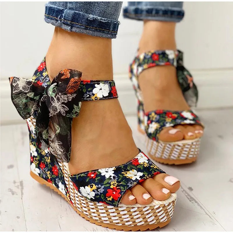KARELY – Sandales orthopédiques à fleurs