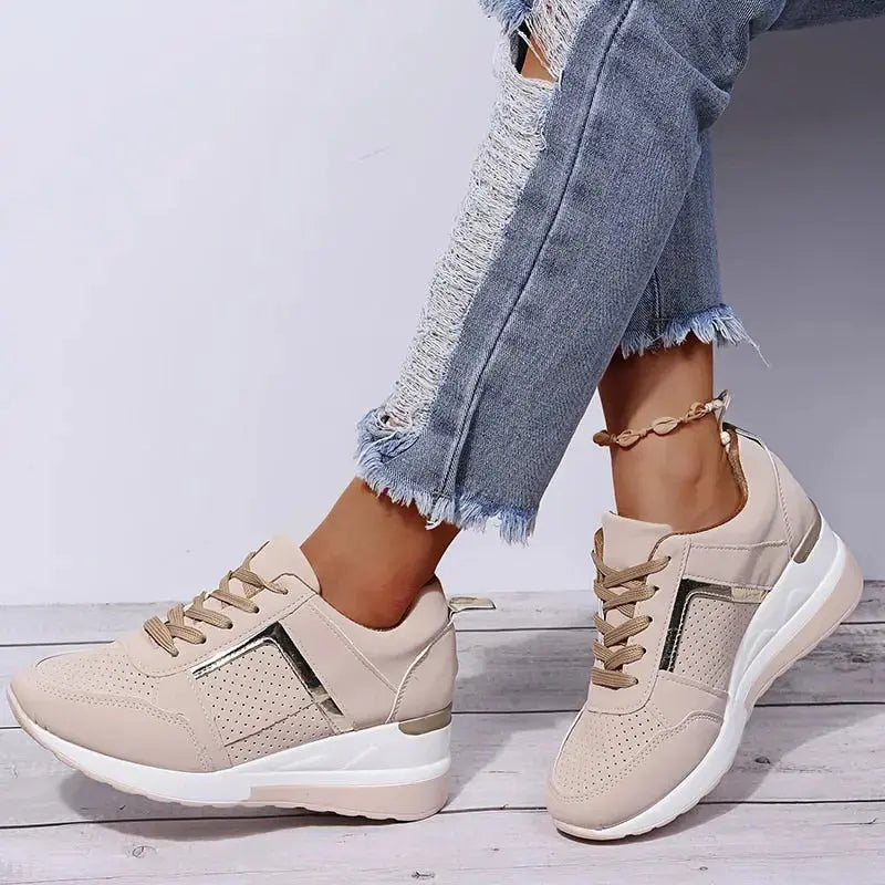 MARGAUX – Baskets orthopédiques décontractées | Semelle Wedge et Confort longue durée