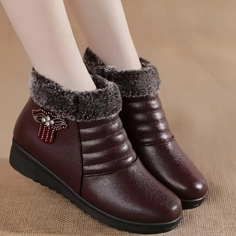 ÉMILIE – Bottines orthopédiques d'hiver pour femmes | Chaudes & Élégantes