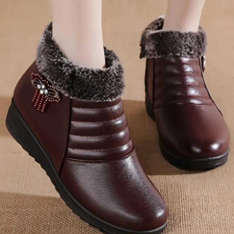 ÉMILIE – Bottines orthopédiques d'hiver pour femmes | Chaudes & Élégantes