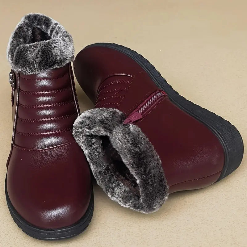 ÉMILIE – Bottines orthopédiques d'hiver pour femmes | Chaudes & Élégantes