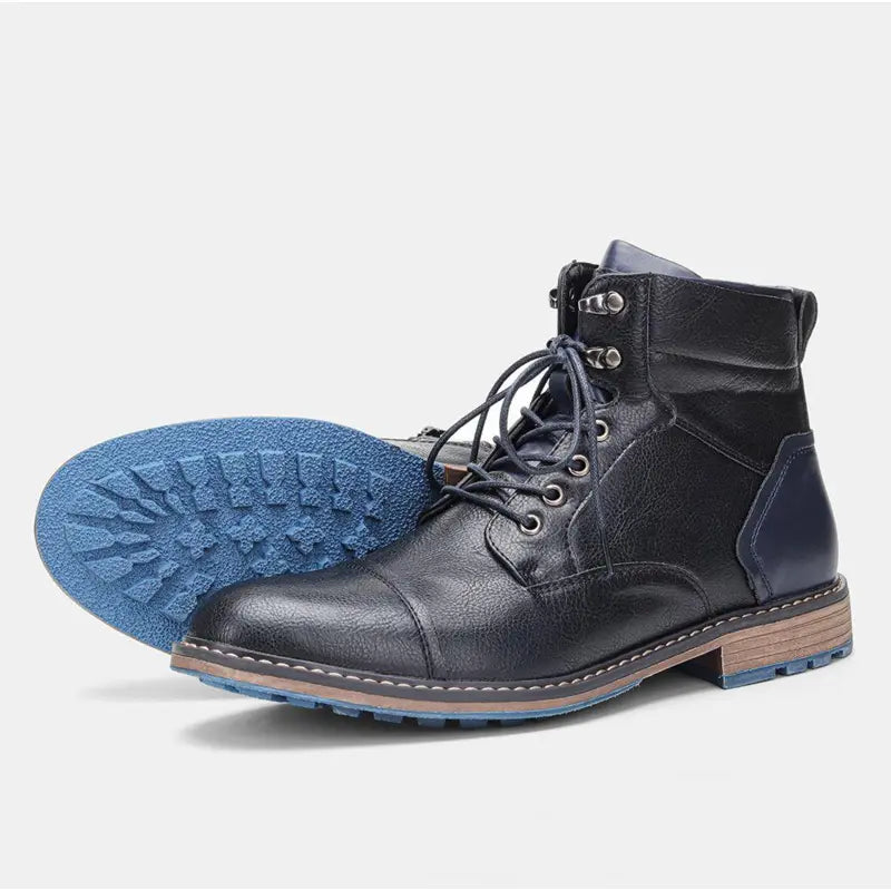 LORIK – Bottines homme cuir vintage