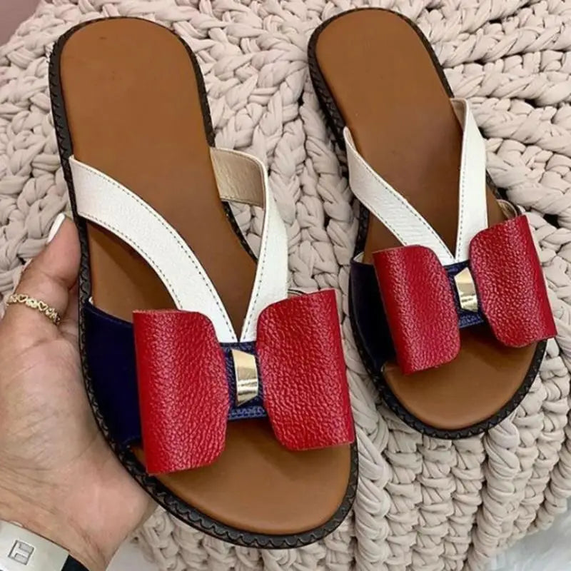 ZIA – Sandales orthopédiques été confortables avec nœud