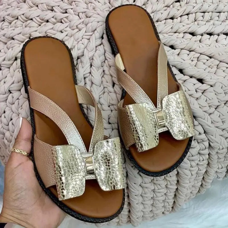 ZIA – Sandales orthopédiques été confortables avec nœud