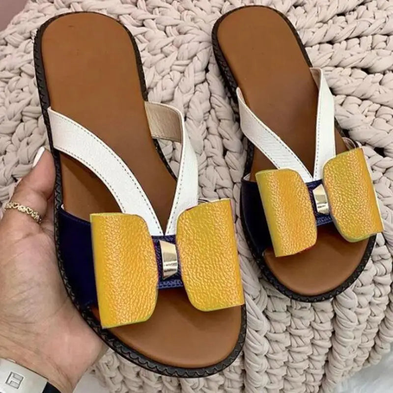 ZIA – Sandales orthopédiques été confortables avec nœud