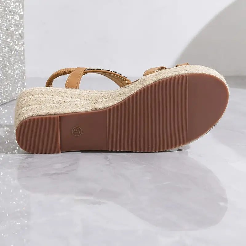 ZARA – Sandales orthopédiques confortables avec strass