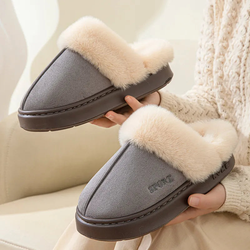 VYRA – Chaussons orthopédiques en daim pour femmes