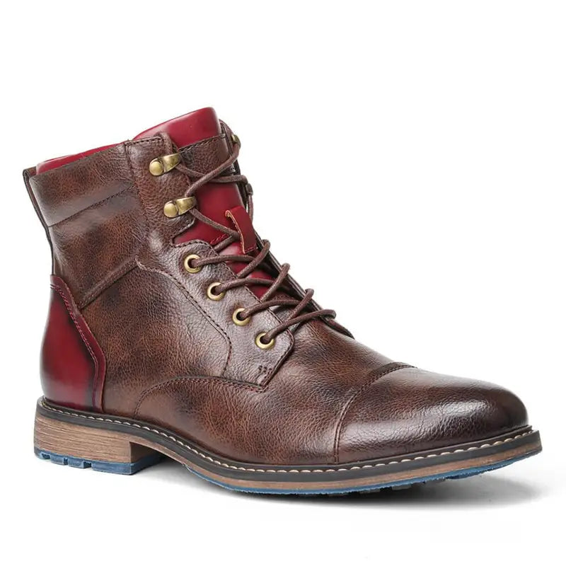 LORIK – Bottines homme cuir vintage