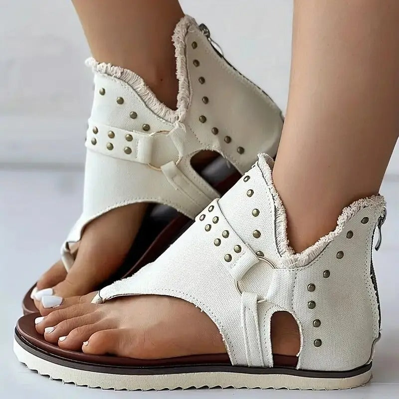 KAYA – Sandales orthopédiques en denim confortables