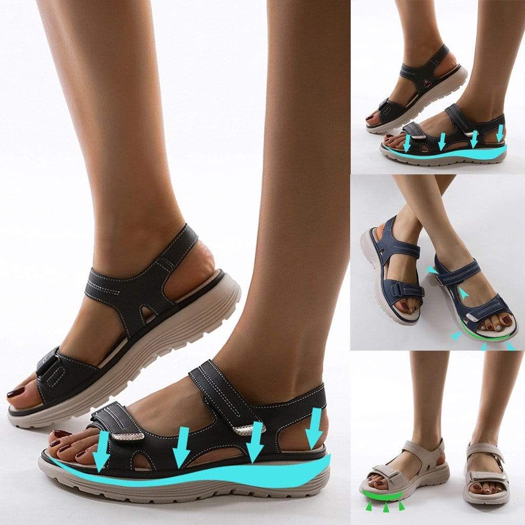 NALLY - Sandales orthopédiques confortables