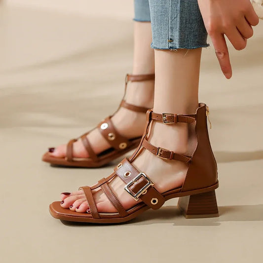 ZURA – Bottes orthopédiques en cuir confortables