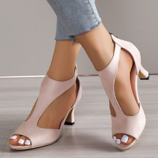 KAYA – Chaussures orthopédiques à talons hauts en cuir