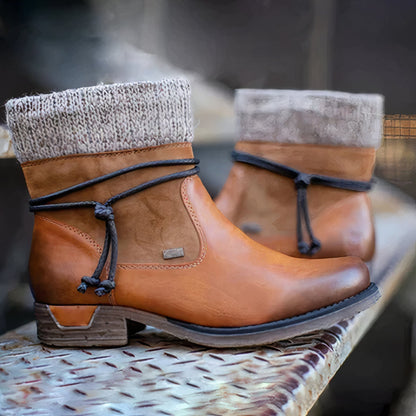 ZANA – Bottes orthopédiques d'hiver en cuir