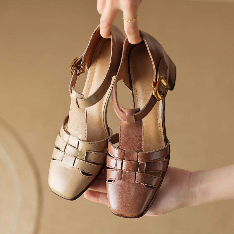 KAVI – Chaussures orthopédiques à talon bloc