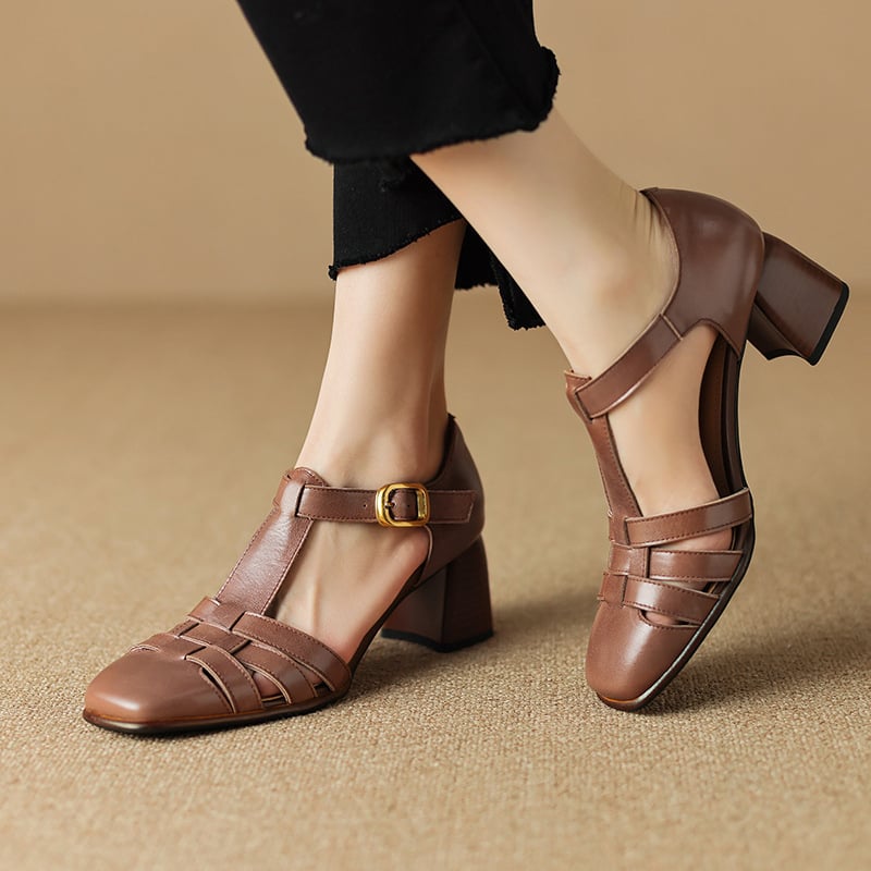 KAVI – Chaussures orthopédiques à talon bloc