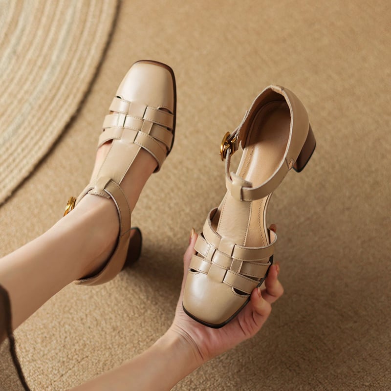 KAVI – Chaussures orthopédiques à talon bloc